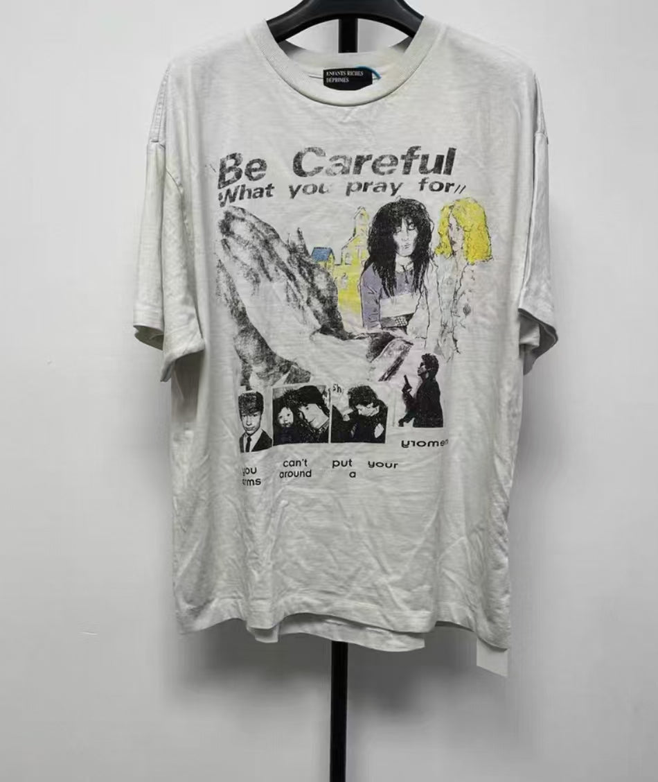 ERD white tee size M gently used condition