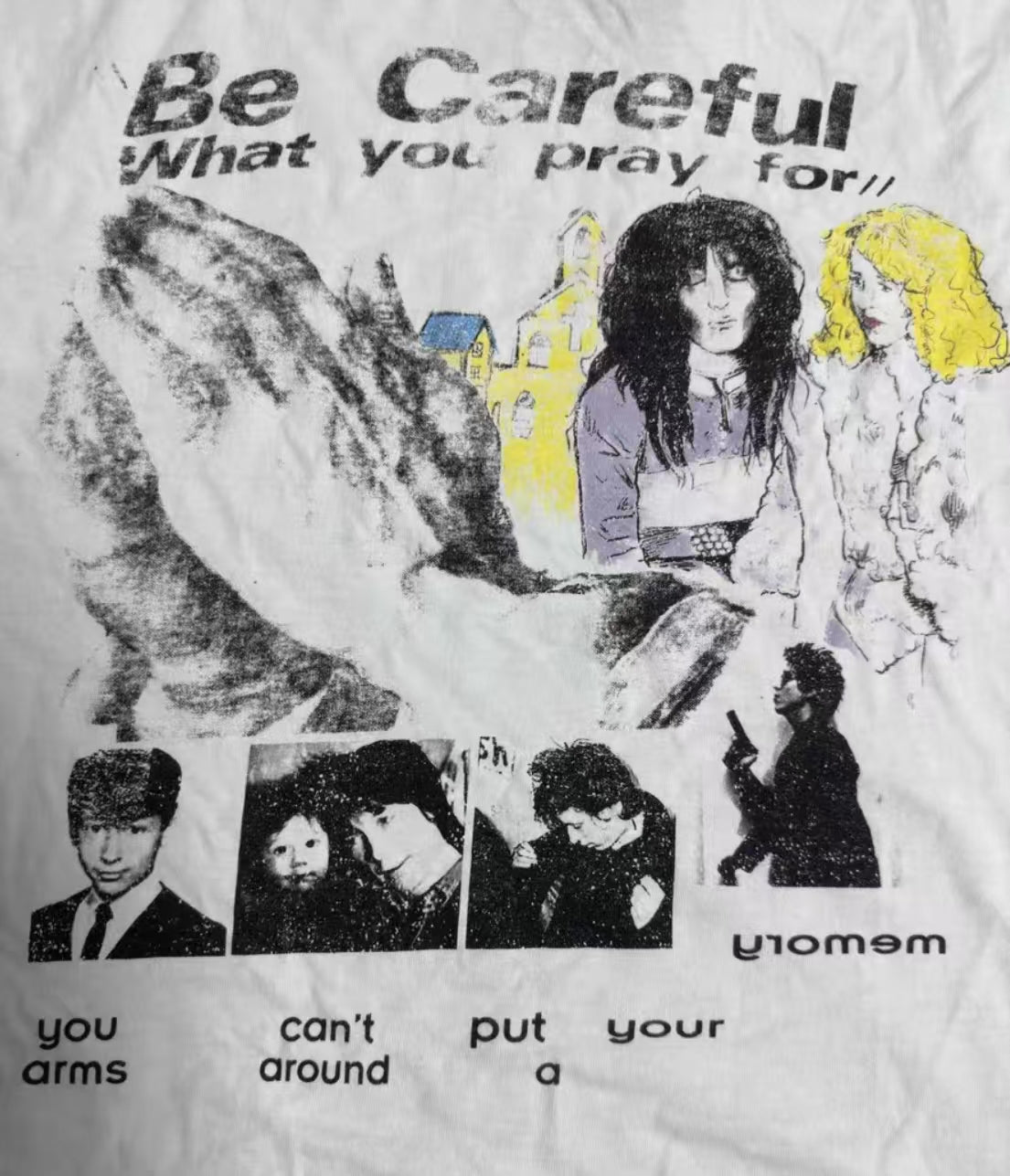 ERD white tee size M gently used condition